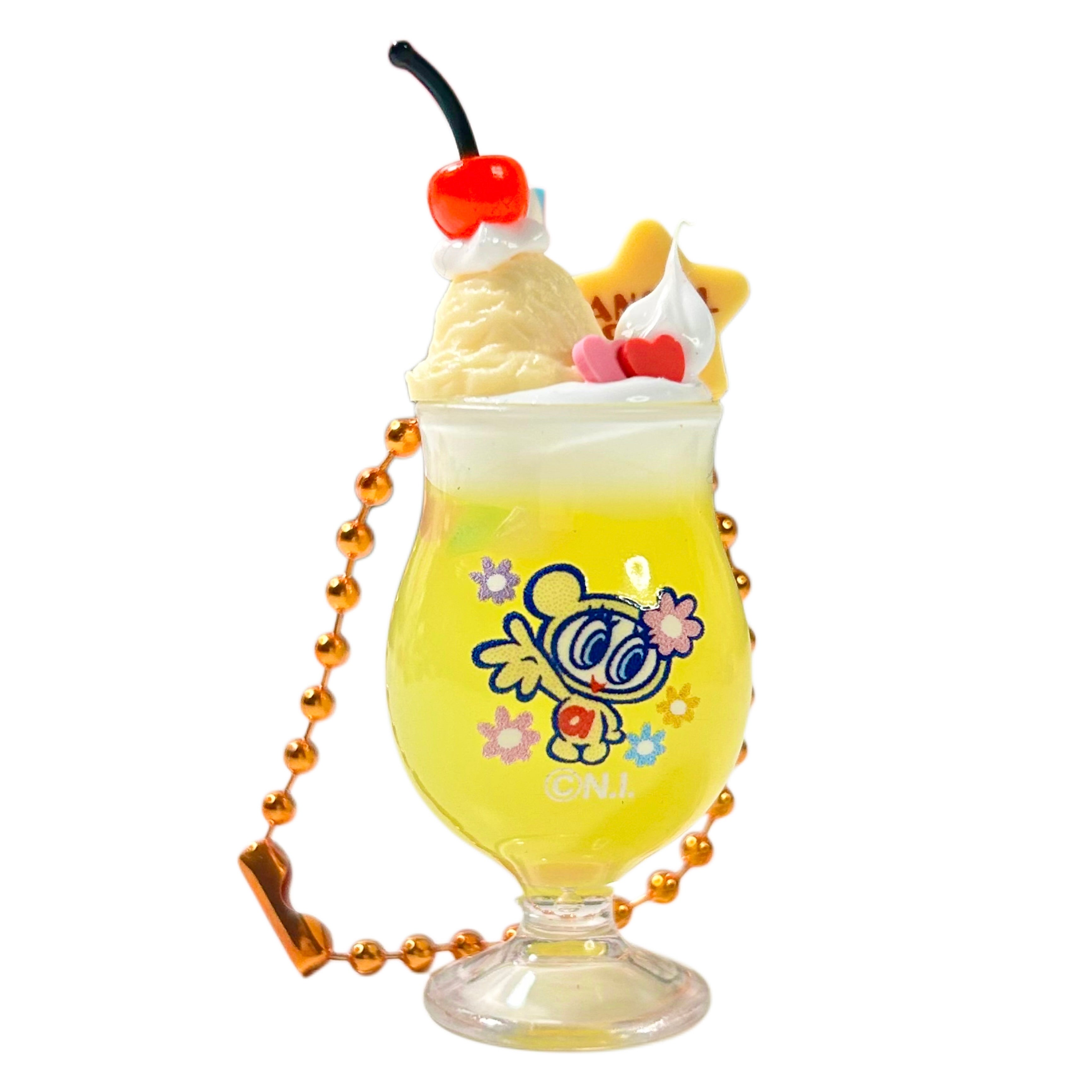 Mezzo Piano Melon Cream Soda Gashapon Keychain