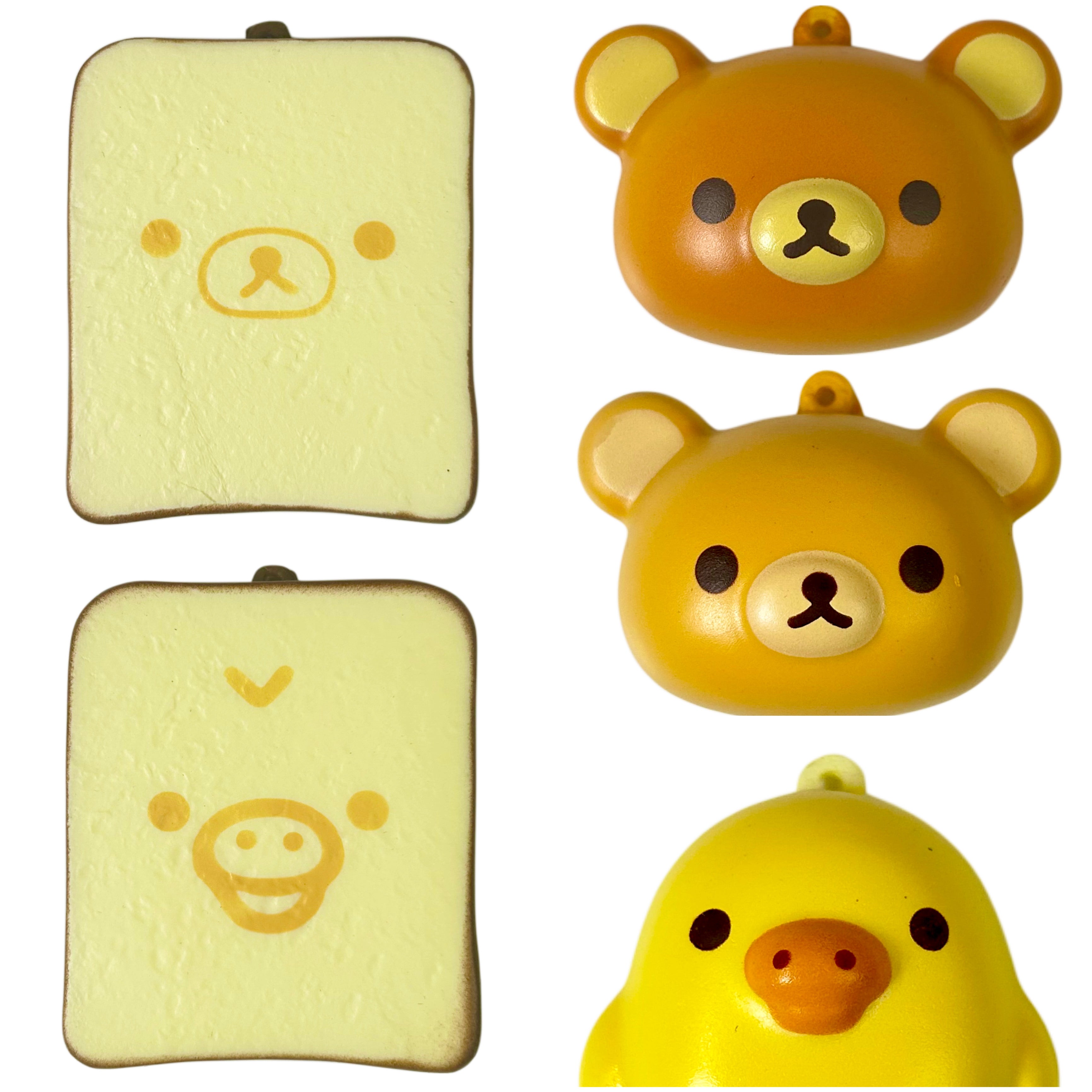 Rilakkuma Bakery Squishy Bread Gashapon Keychain