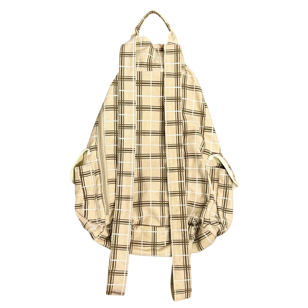 RARE Heisei Retro Plaid Igari Style Backpack