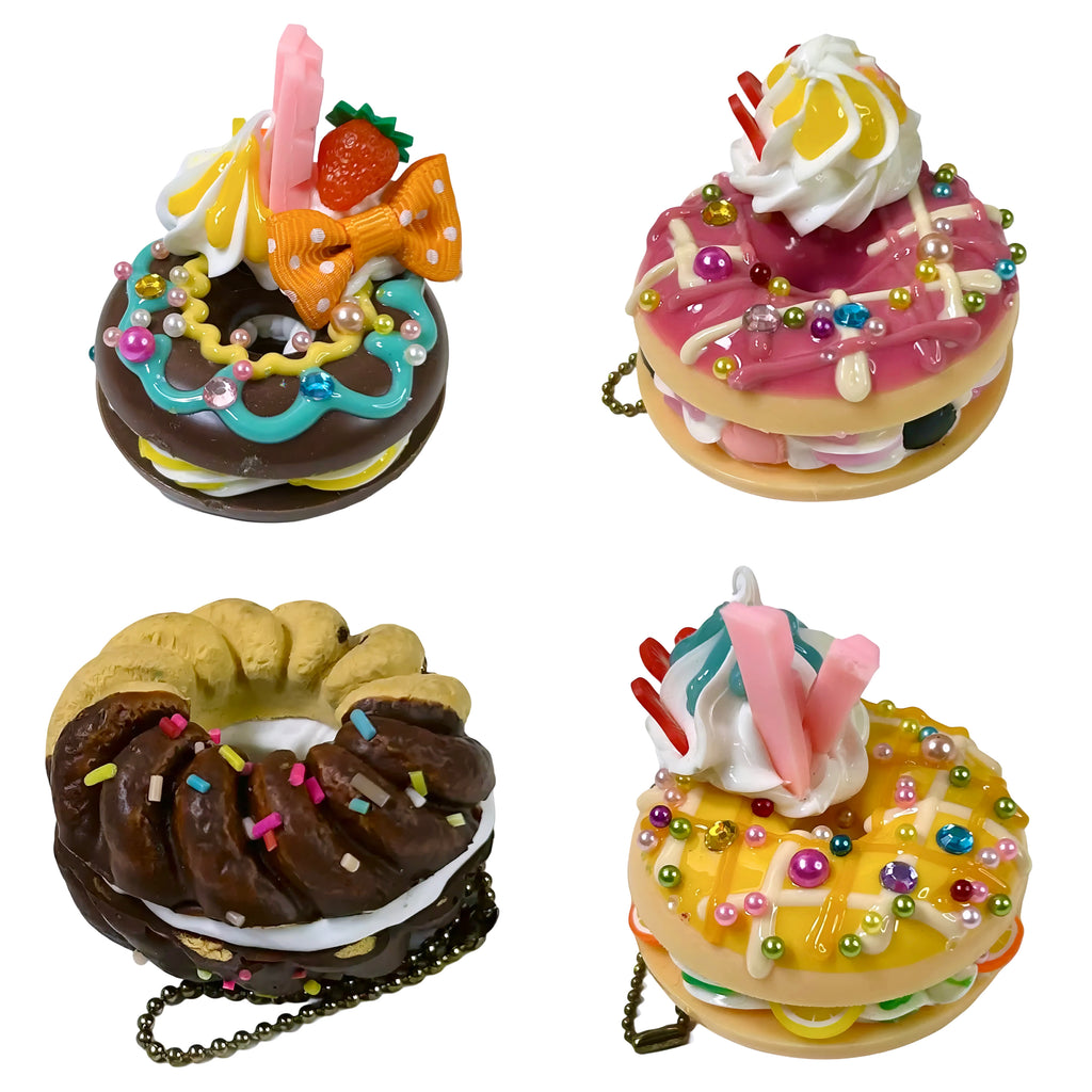 Donut Luxurious Decoden Sweets Gashapon Keychain
