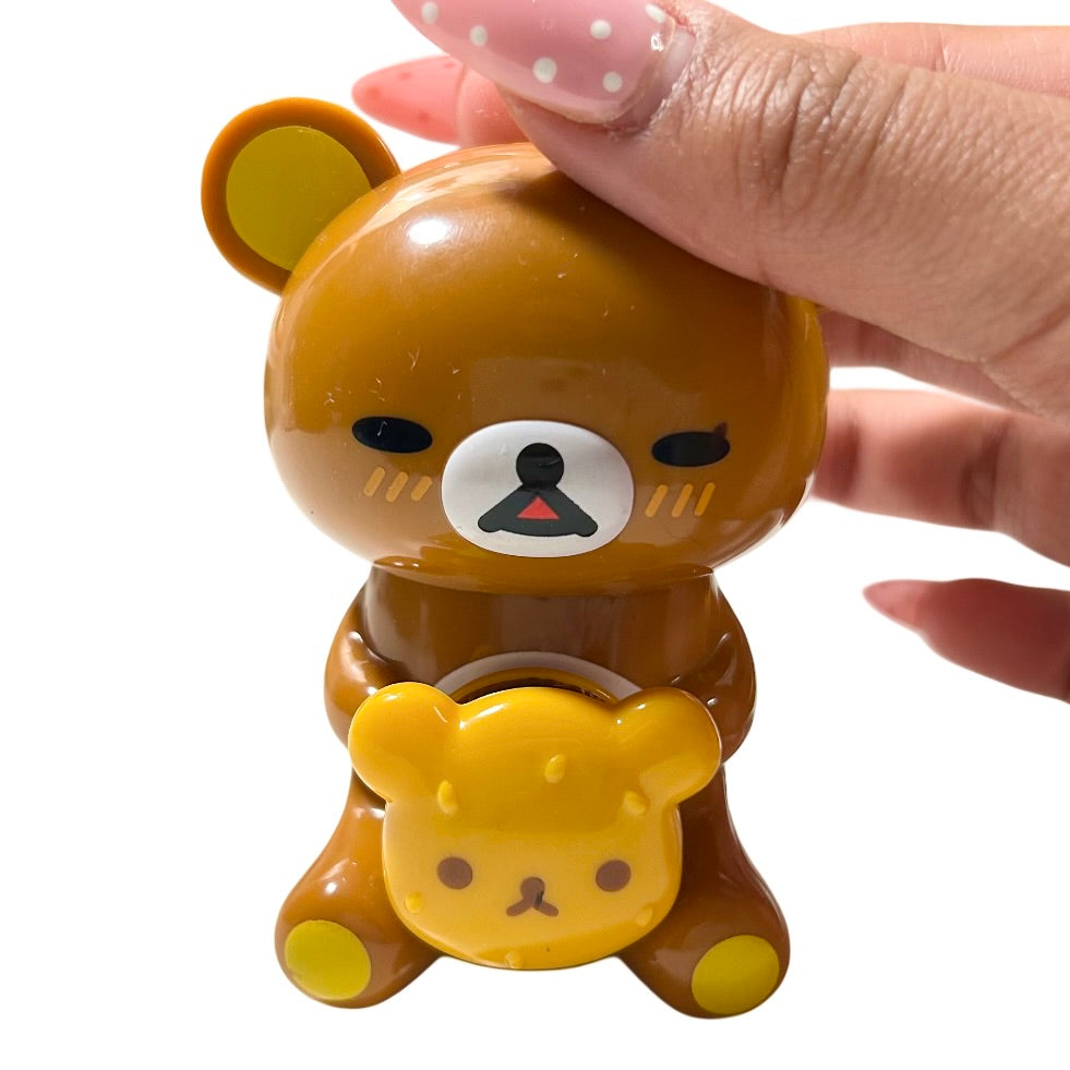 Japan Rilakkuma Mcdonald's Happy Meal Burger Clock Fidget Toy