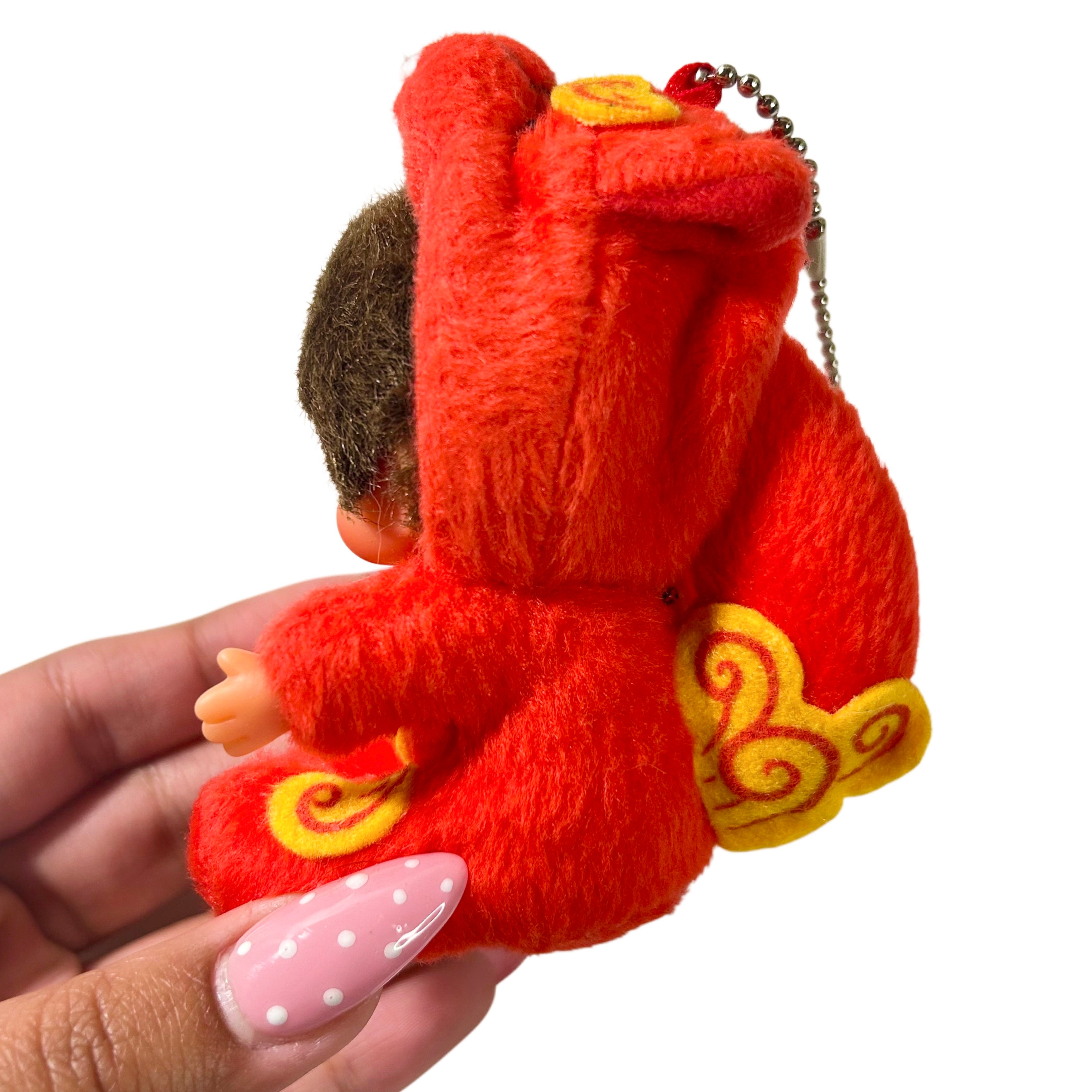 Okinawa Red Dragon Limited Shisa Monchhichi Keychain