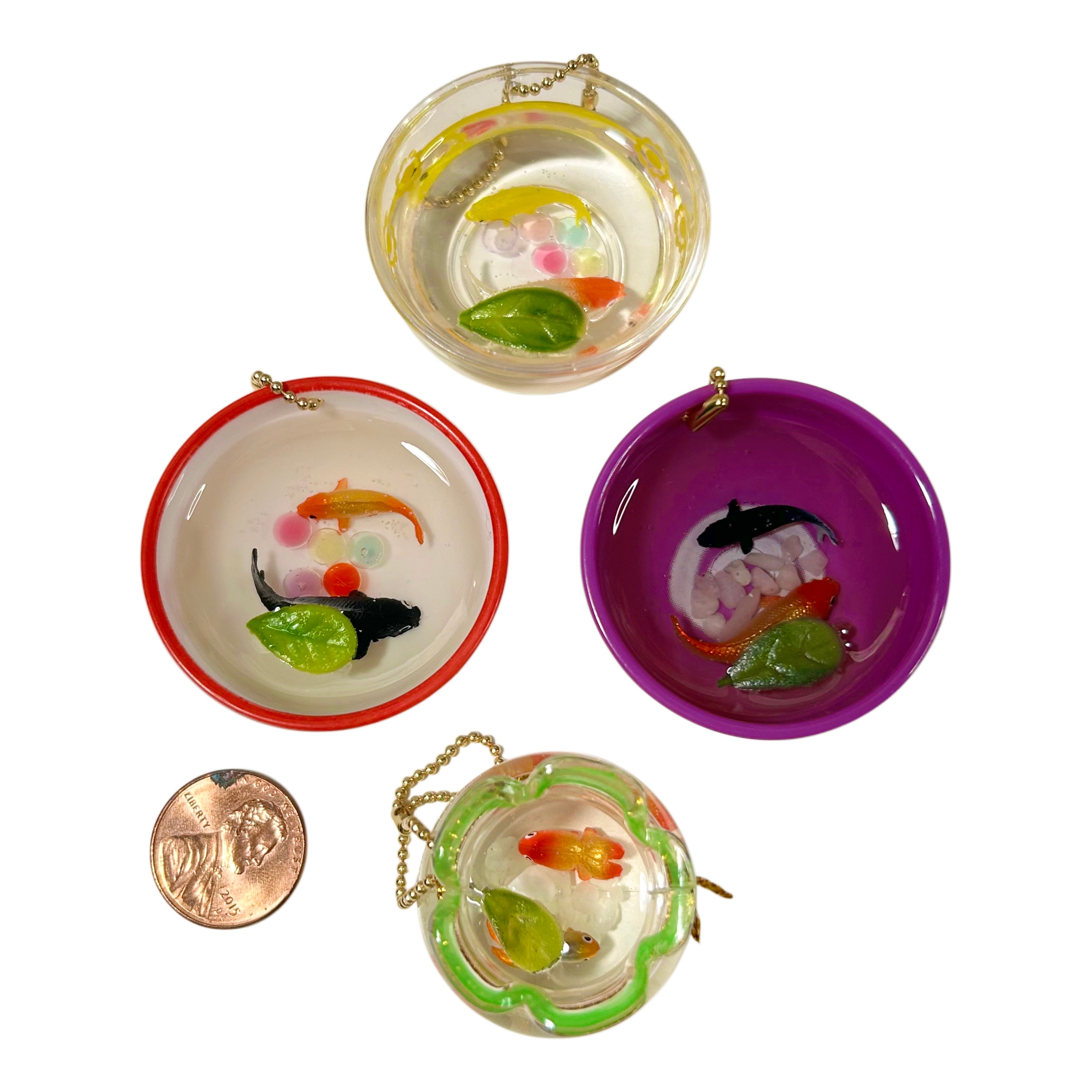 Fishbowl Gashapon Keychain