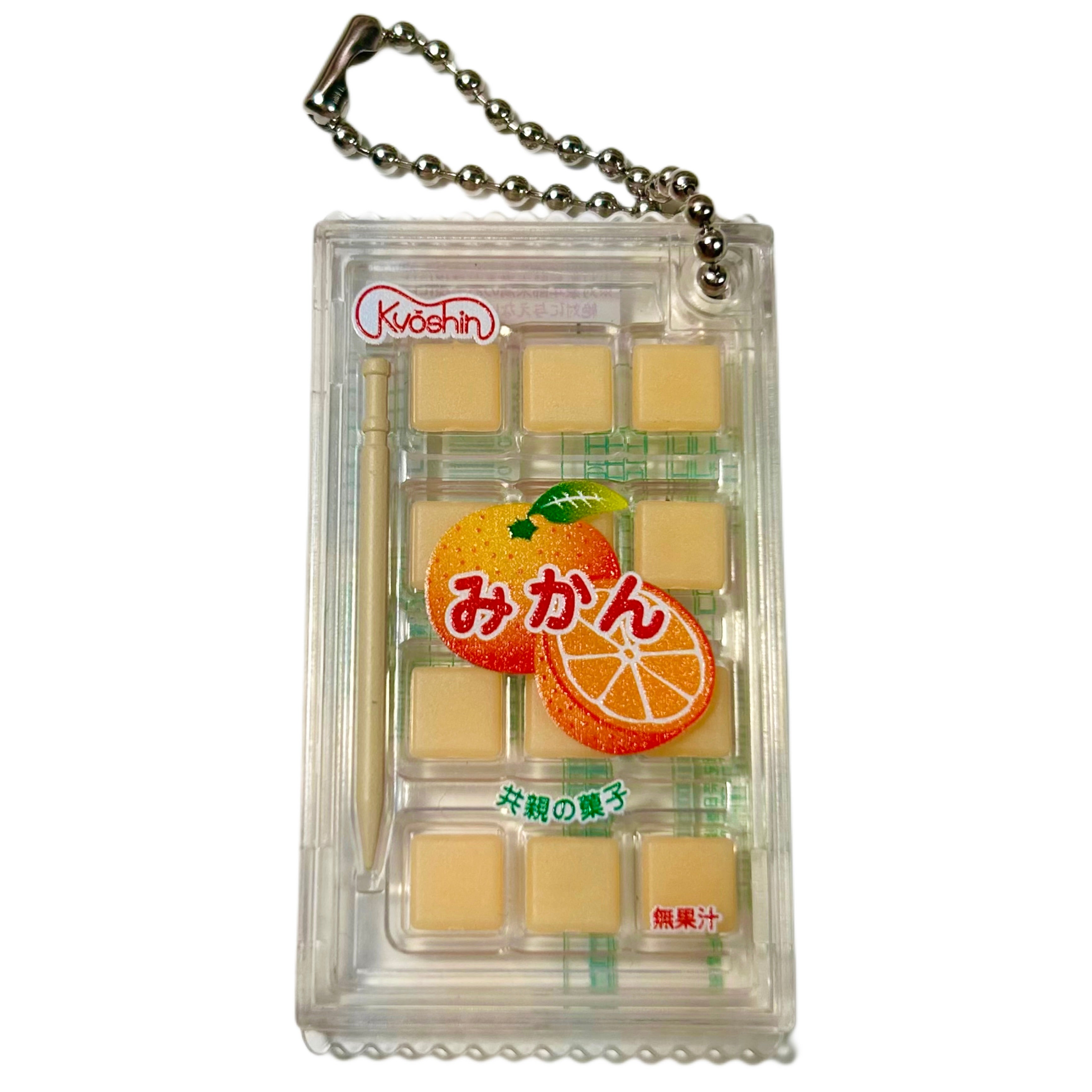 Kyoshin Toothpick Candy Gashapon Keychain