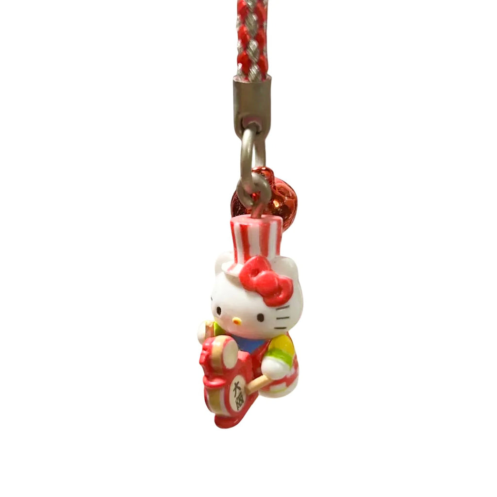 RARE Red 1976 Hello Kitty Gotochi Phone Strap Charms