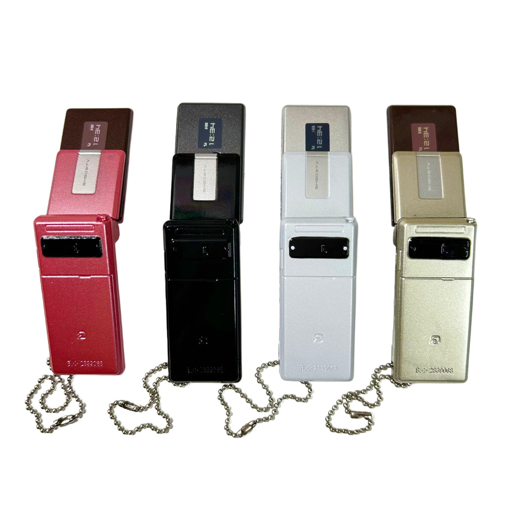 Docomo Rotating Screen Flip Phone Gashapon Keychain