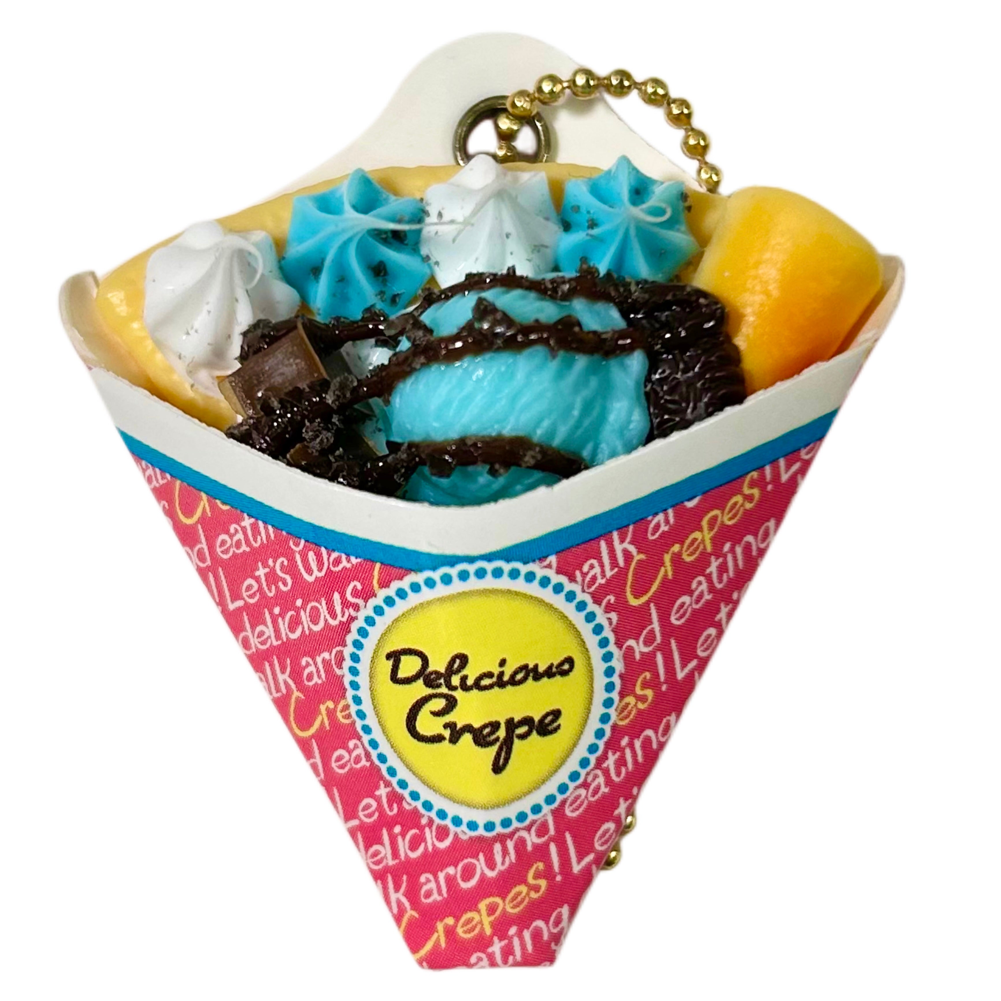 Delicious Crepe Mascot Gashapon Keychain