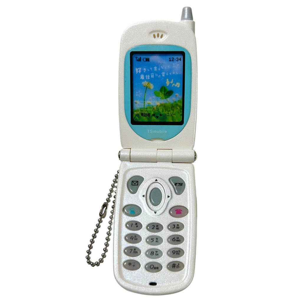 Audio Recording Flip Phone Gashapon Keychain