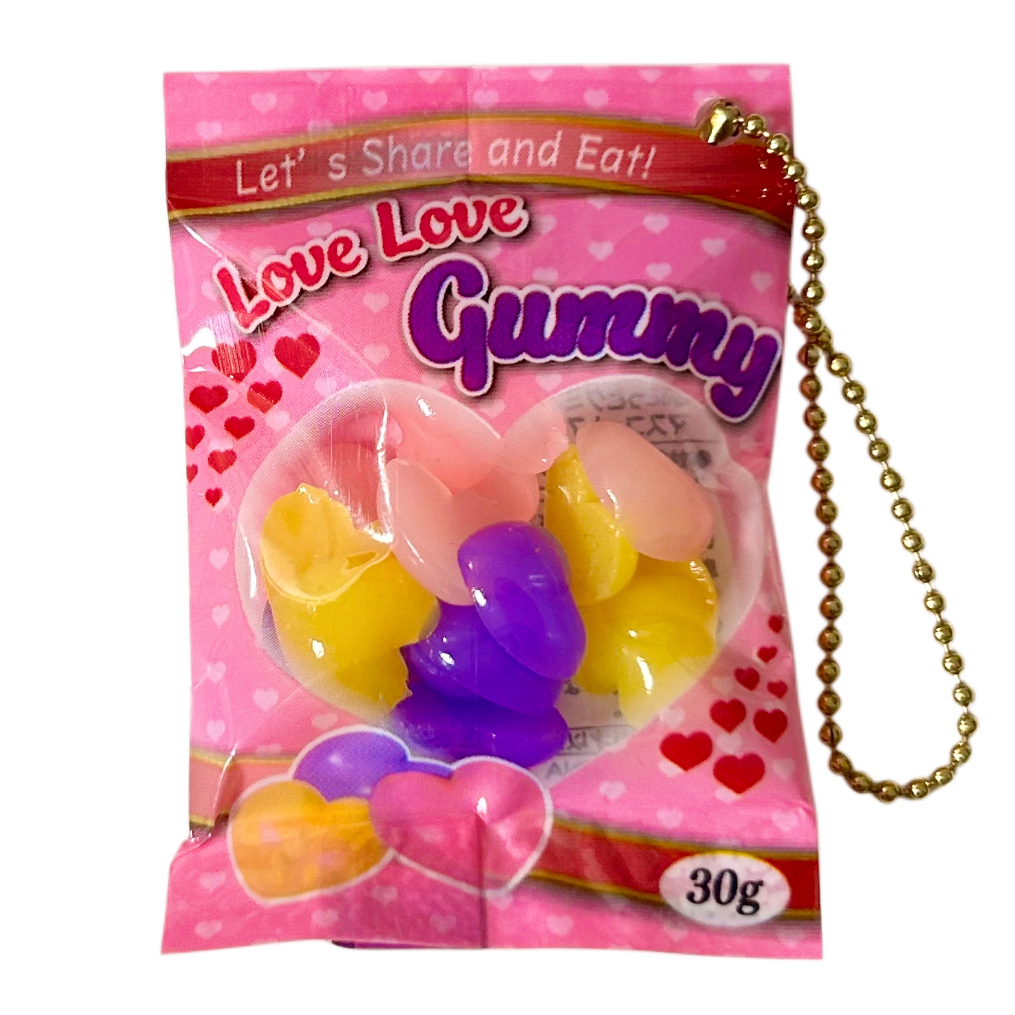 Punipuni Gummy Gashapon Keychains