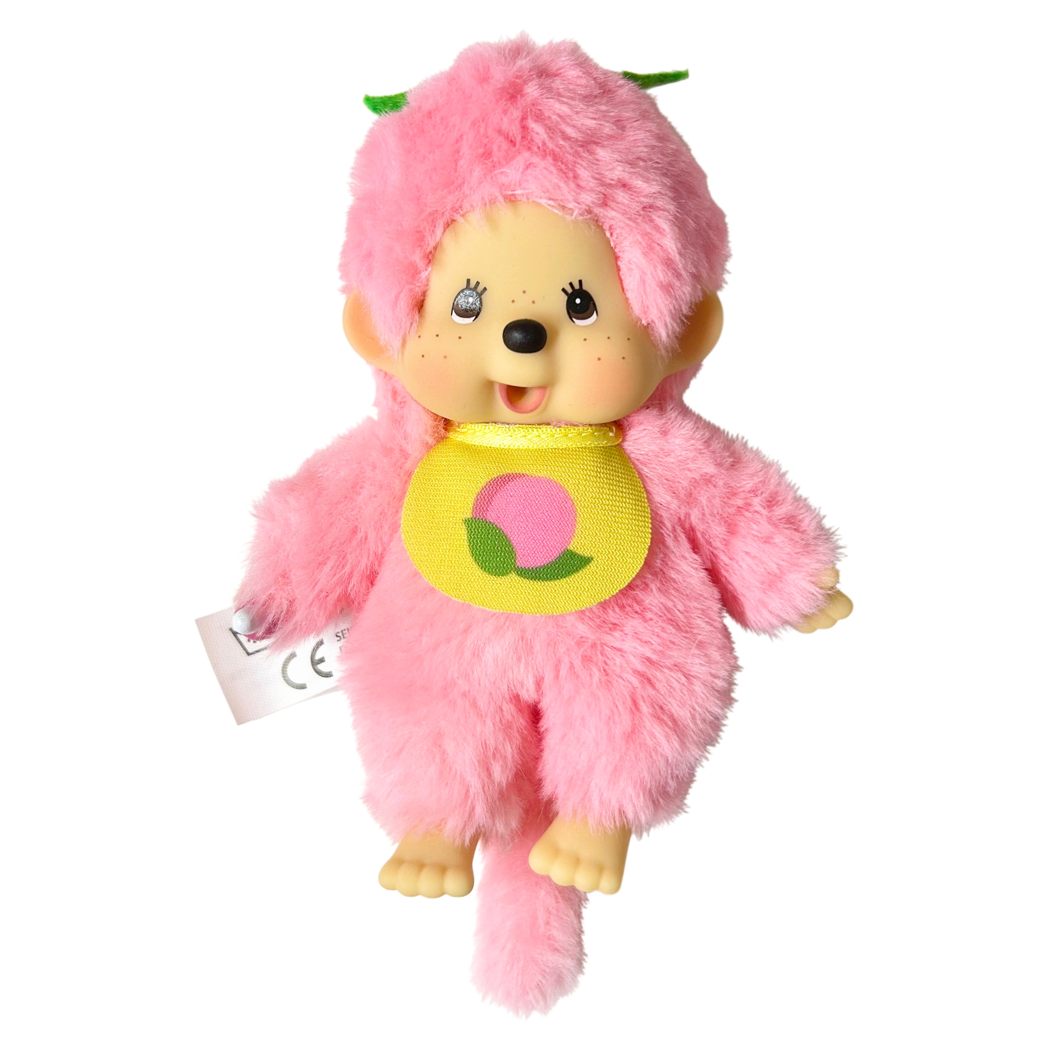 Peach Monchhichi Plush Doll
