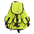 RARE Heisei Retro OliveDesOliveSac Green Polka Dot Backpack