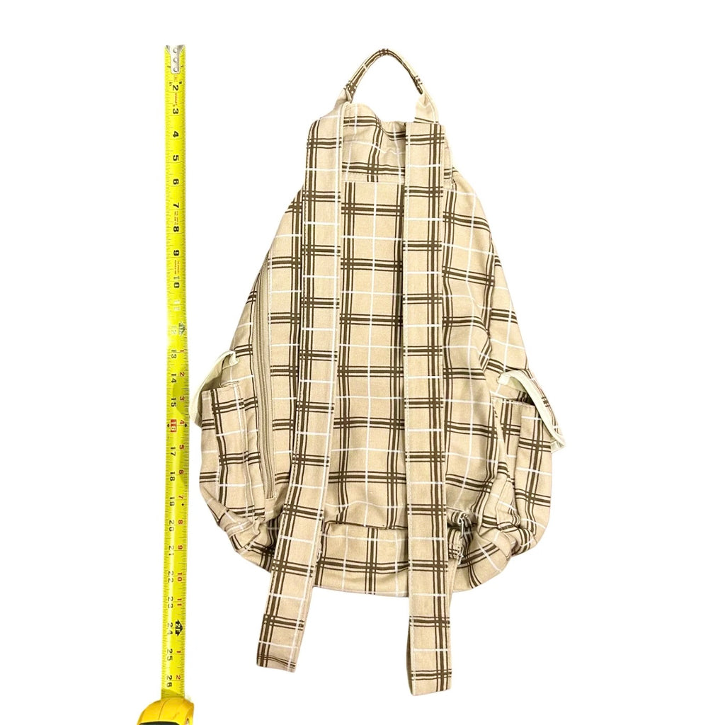 RARE Heisei Retro Plaid Igari Style Backpack