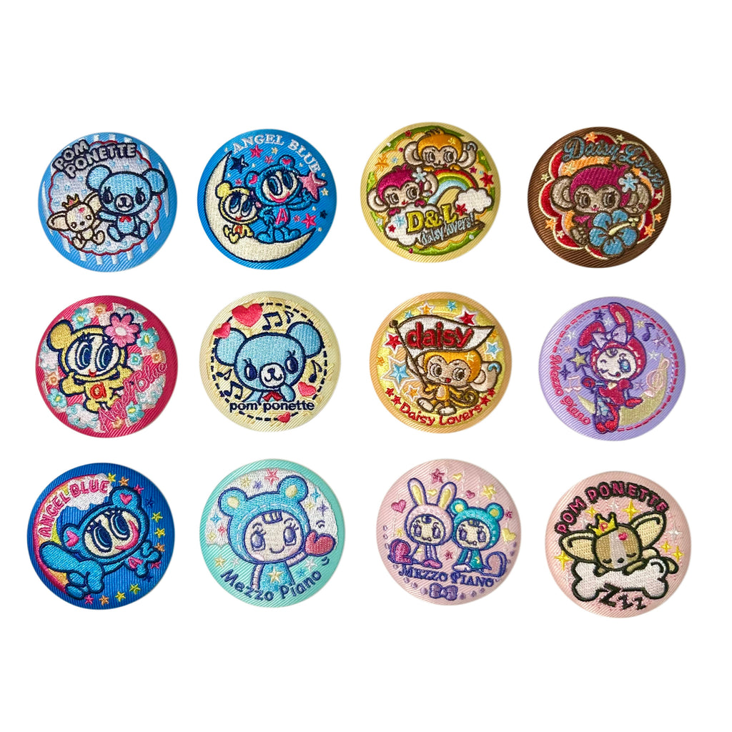 Narmiya Characters Embroidery Pin Badge 12 Types