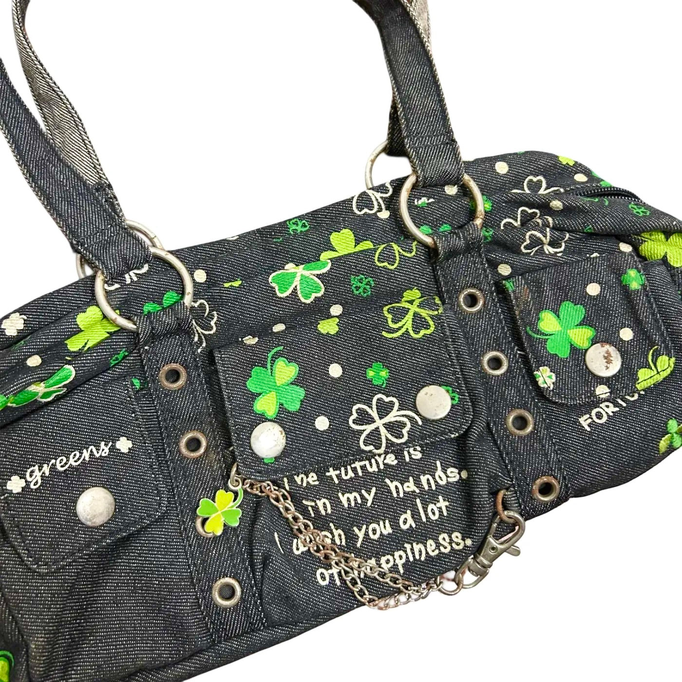 RARE Heisei Retro Clover Shoulder Bag