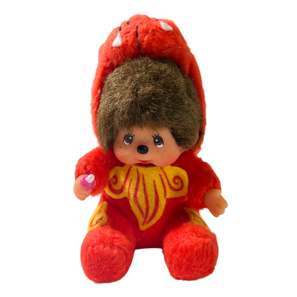 Okinawa Red Dragon Limited Shisa Monchhichi Keychain