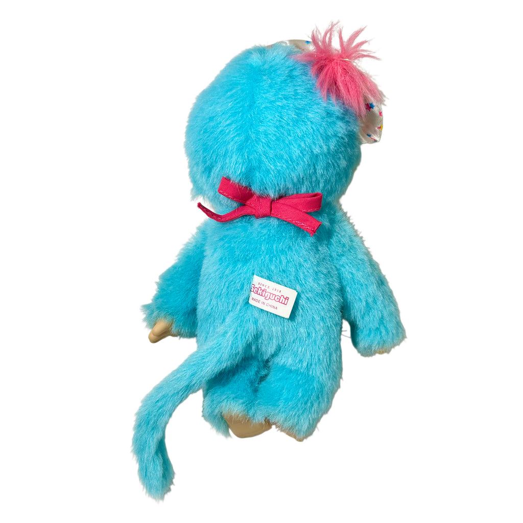 EXTREMELY RARE OTONALAB Light Blue Girl Monchhichi Keychain