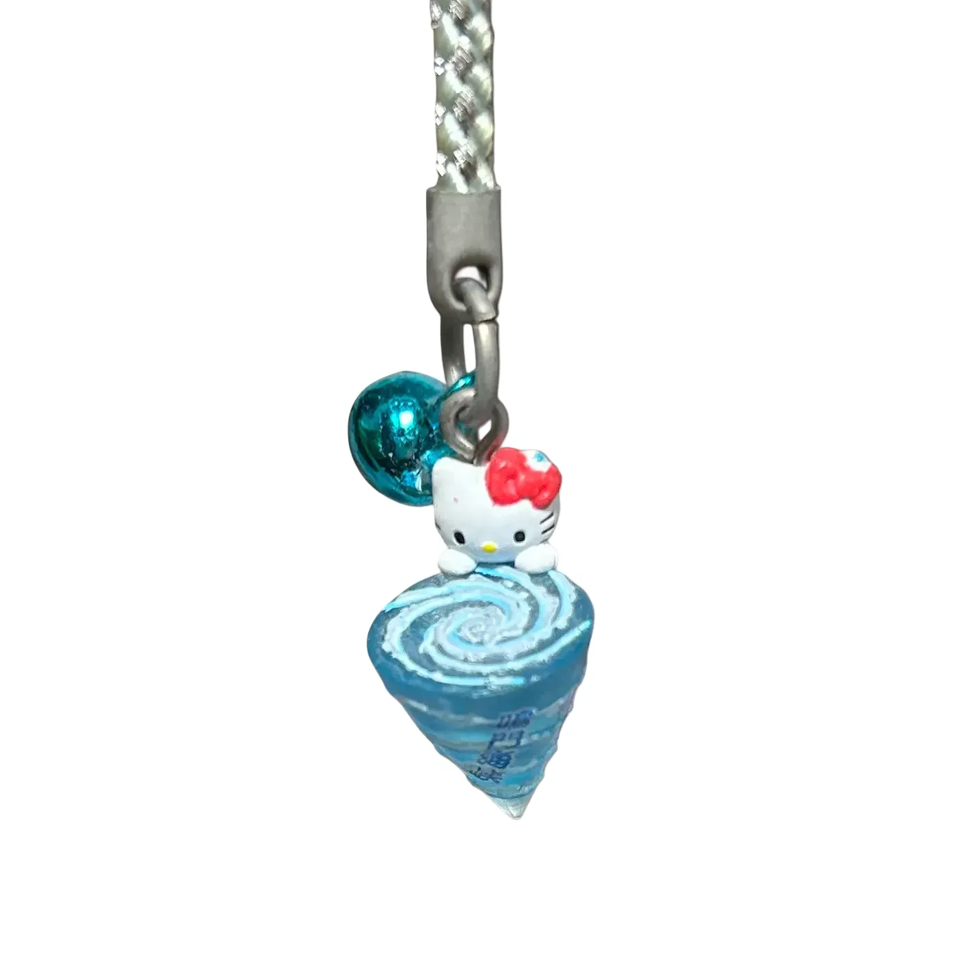 RARE Blue 1976 Hello Kitty Gotochi Phone Strap Charms