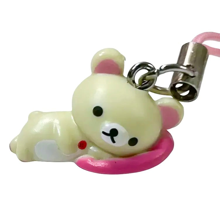 Rilakkuma Beach Day Phone Strap