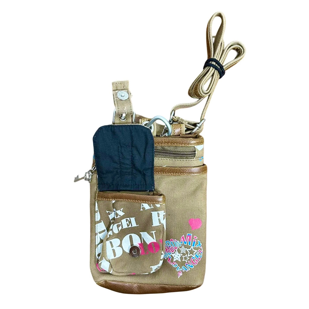 RARE Sense Of Mikasa Ribbon Mix Love Angel Crossbody Bag