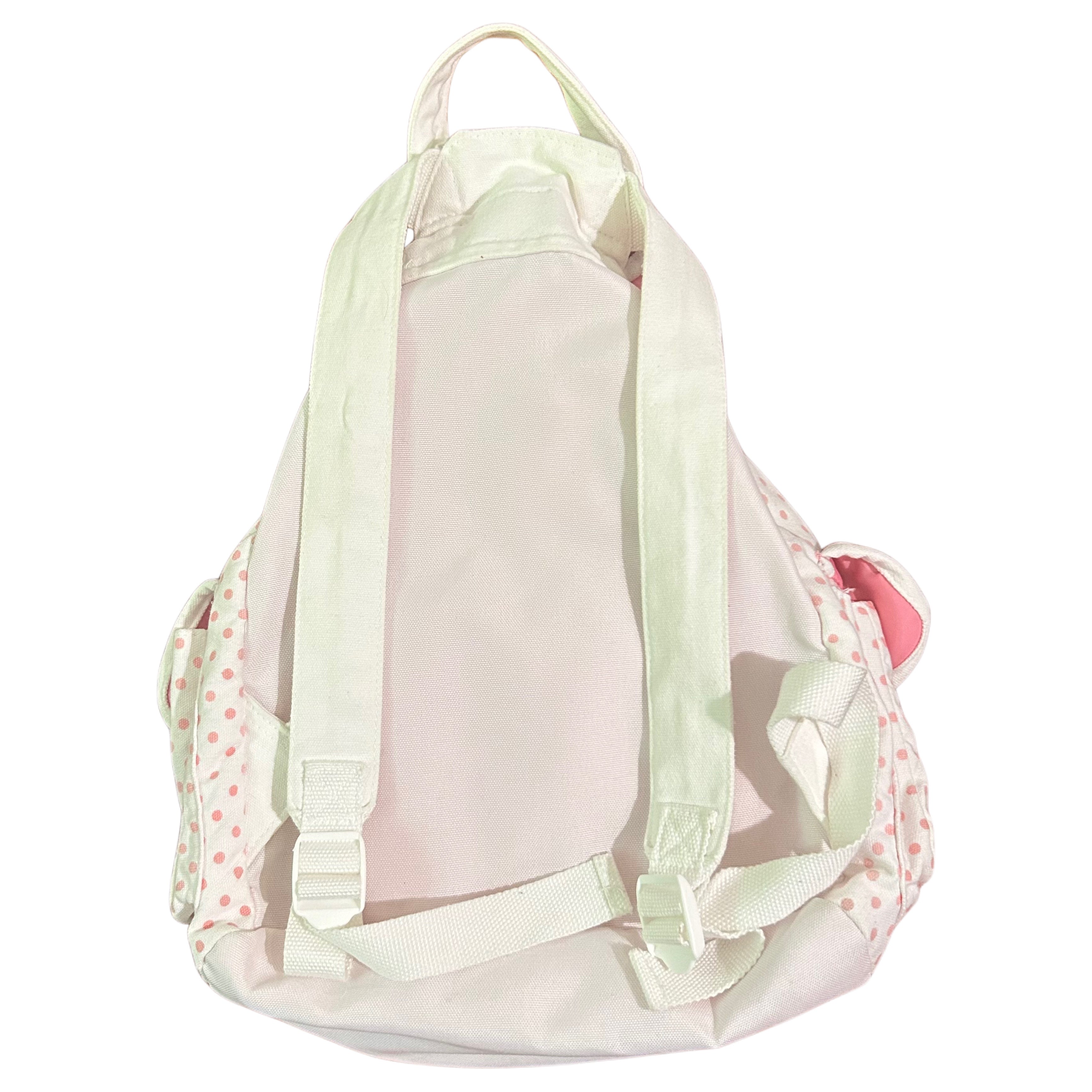 EXTREMELY RARE Heisei Retro Pink/White Polka Dot Backpack
