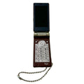 Docomo Rotating Screen Flip Phone Gashapon Keychain
