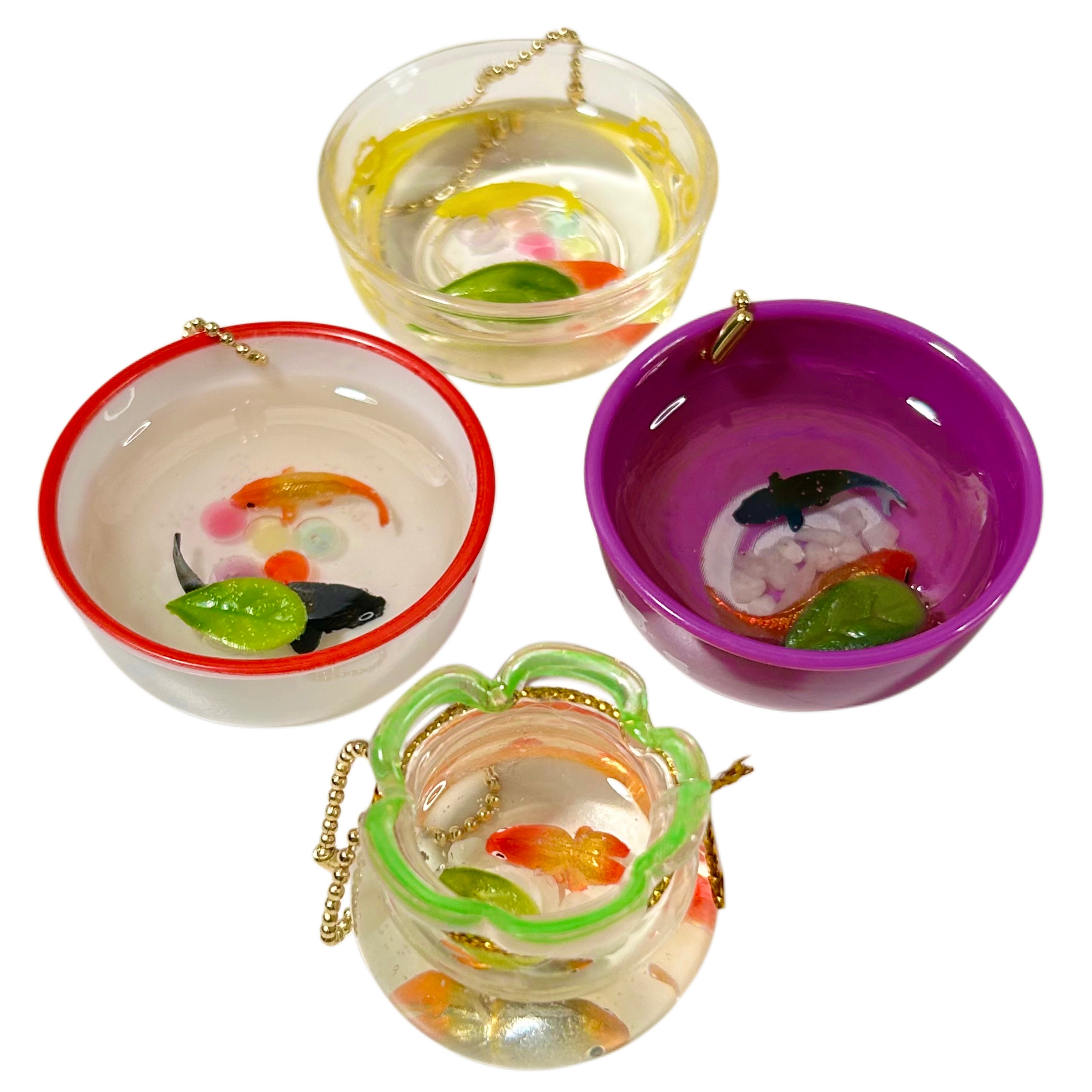 Fishbowl Gashapon Keychain