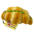 Cream Croissant Squishy Keychain