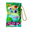 Melon Cream Soda Cotton Candy Gashapon Keychain