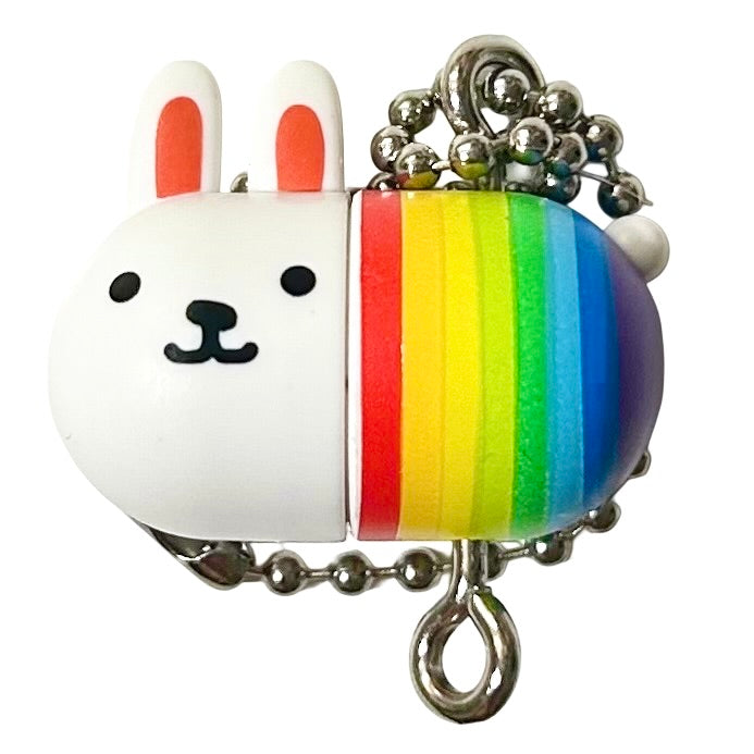 Pill bunny Gashapon Keychain