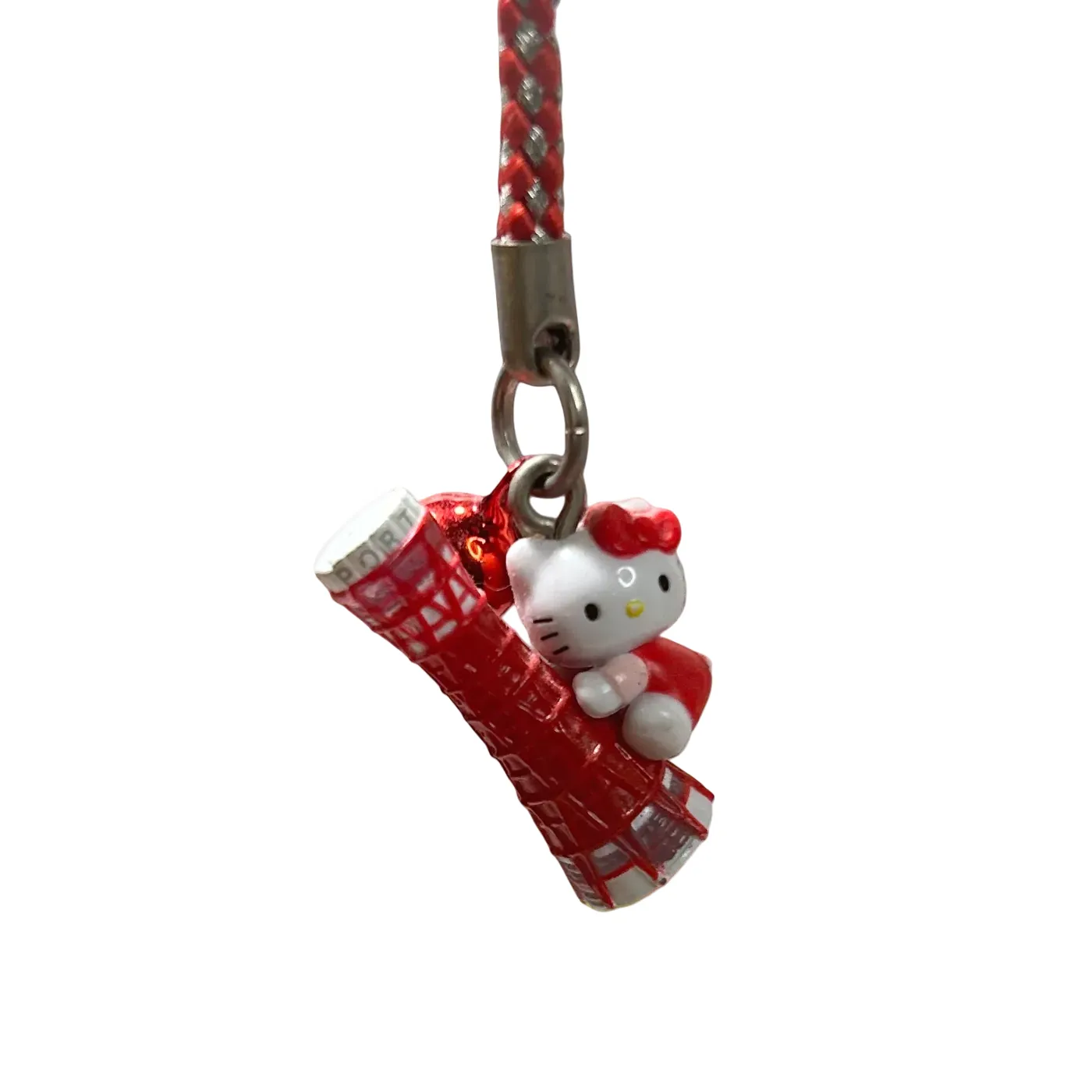 RARE Red 1976 Hello Kitty Gotochi Phone Strap Charms