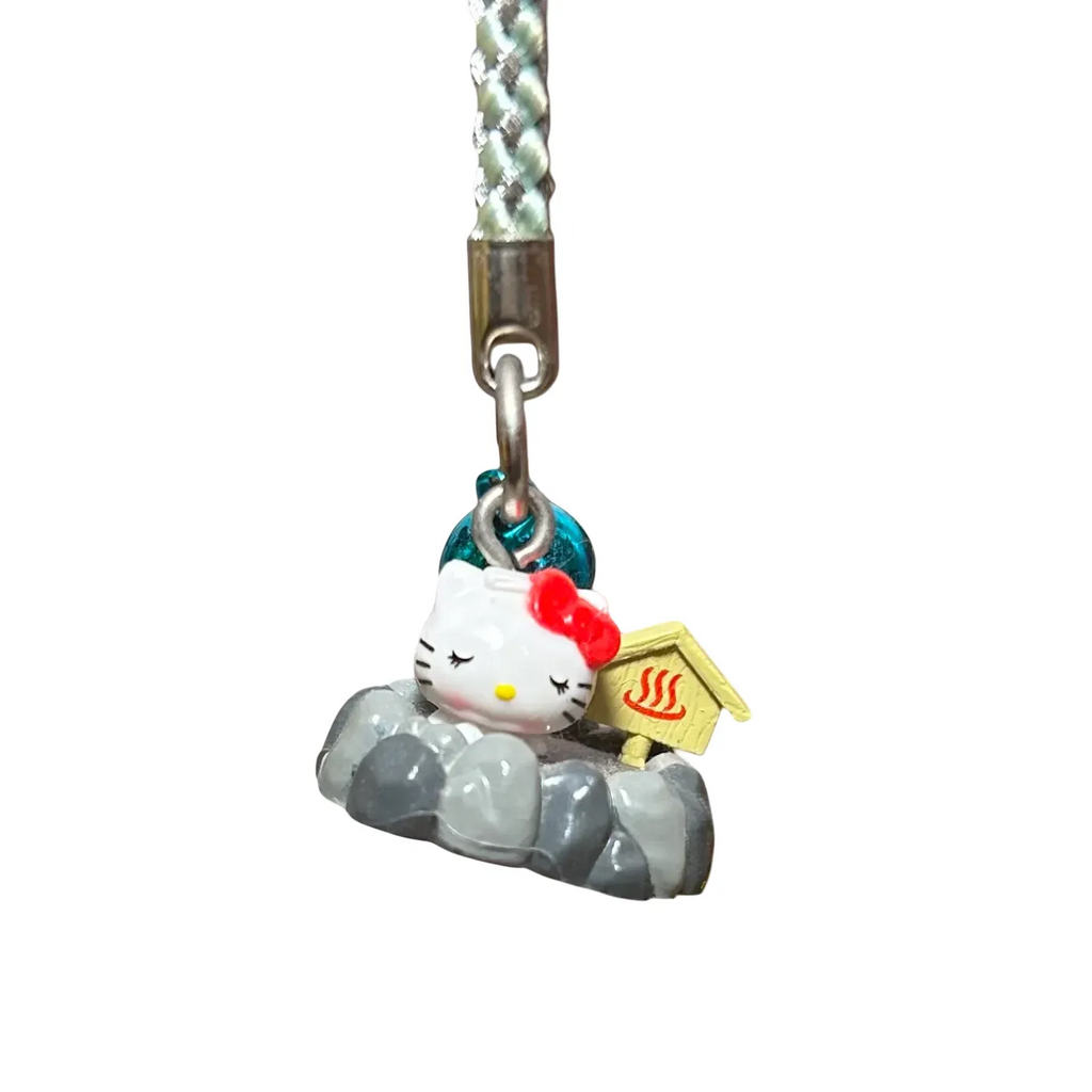 RARE Blue 1976 Hello Kitty Gotochi Phone Strap Charms