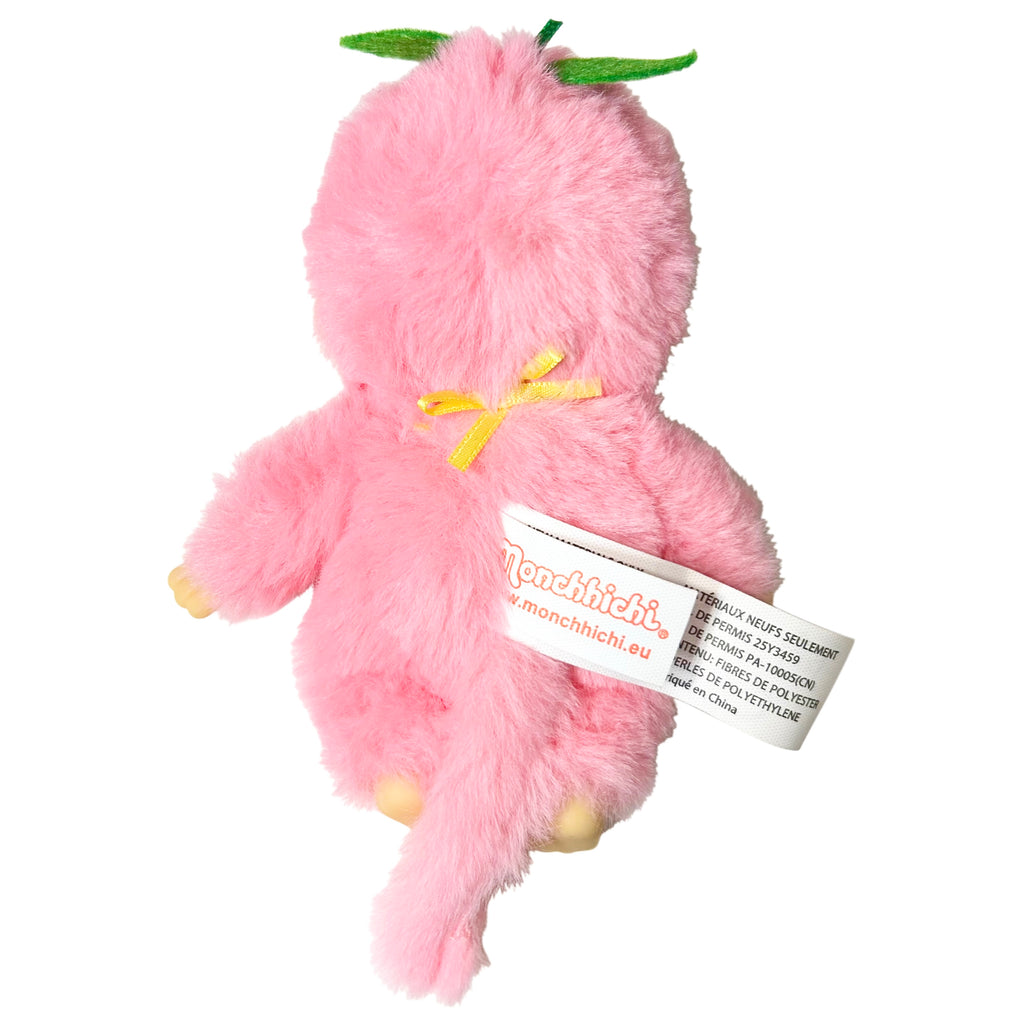 Peach Monchhichi Plush Doll