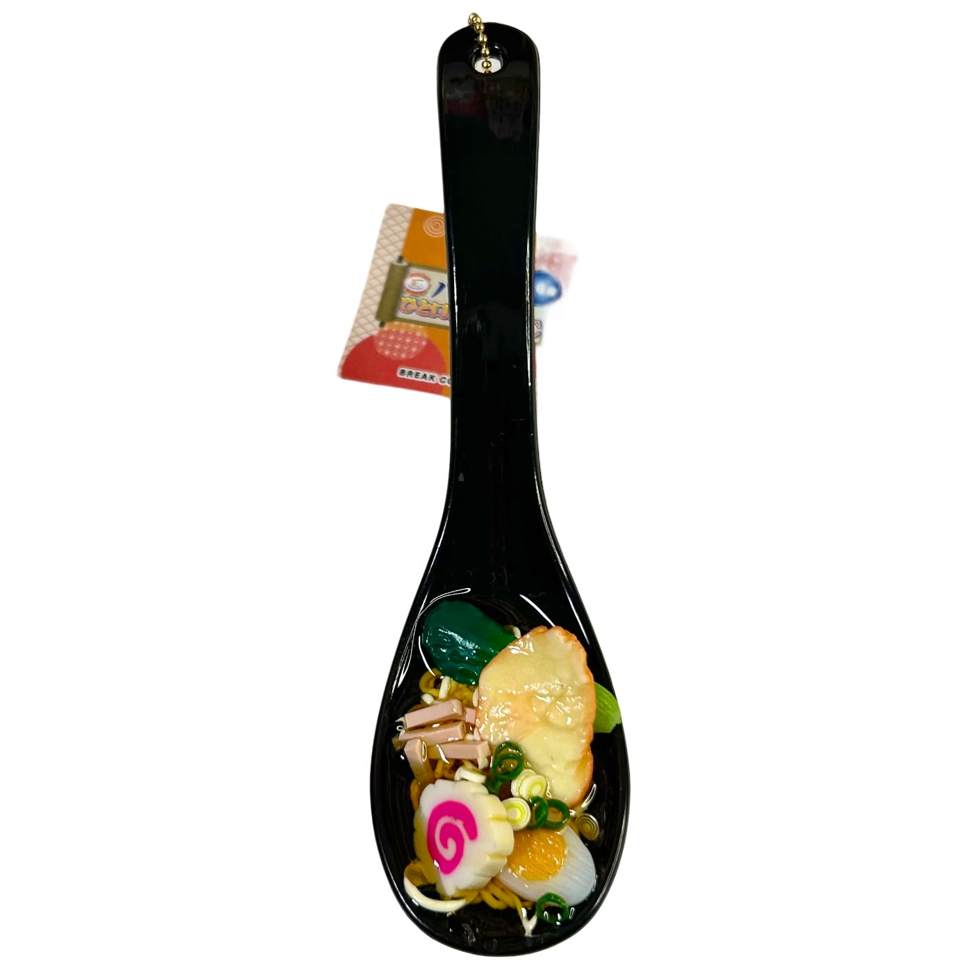 Realistic Spoon Food Gashapon Keychain