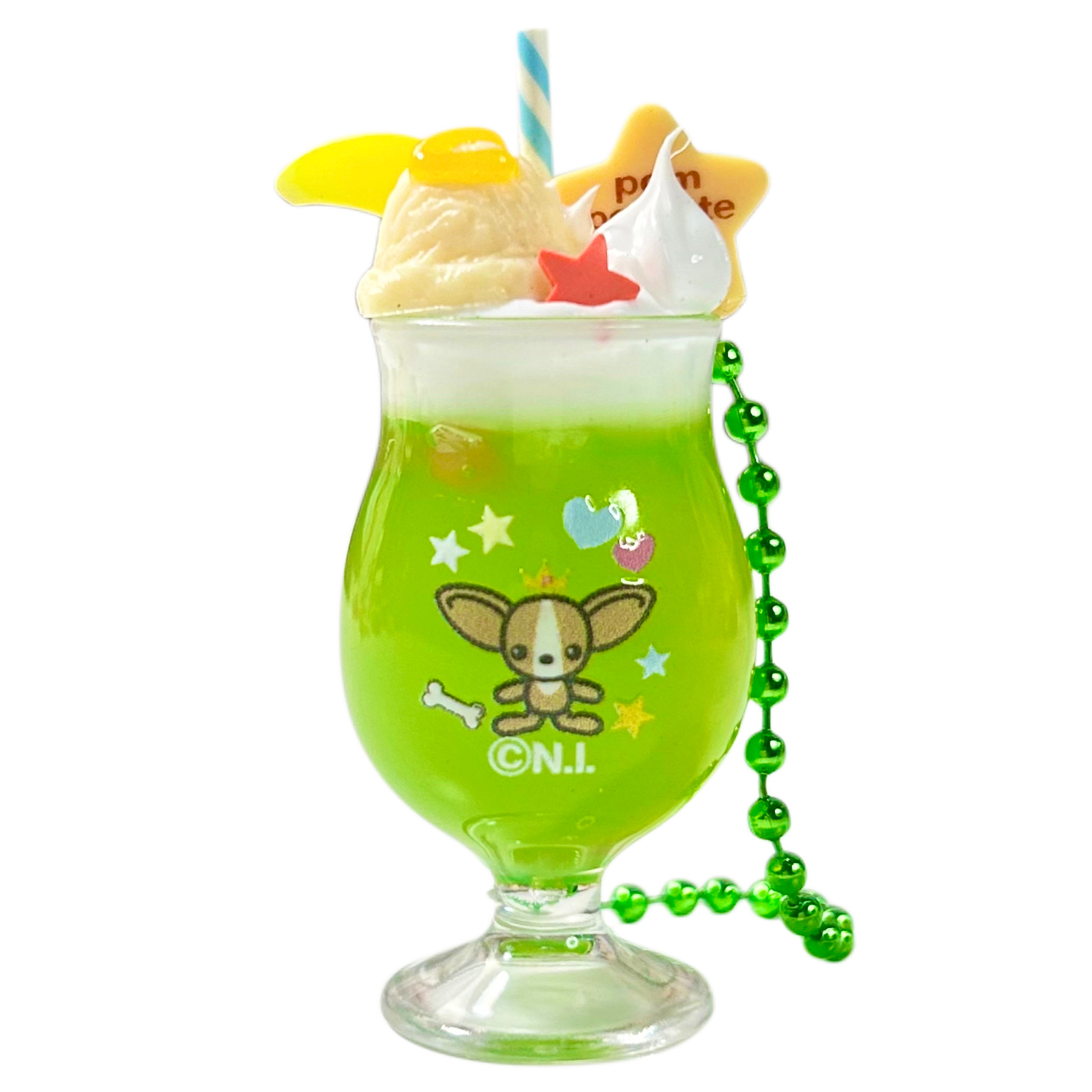 Mezzo Piano Melon Cream Soda Gashapon Keychain