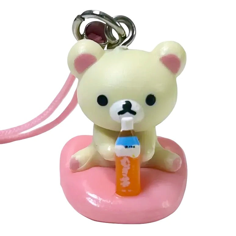 Rilakkuma Beach Day Phone Strap