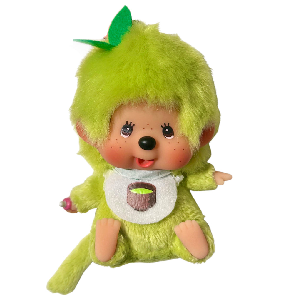 Sekiguchi Matcha Monchhichi Boy Bean-filled Plush Keychain Doll Toy
