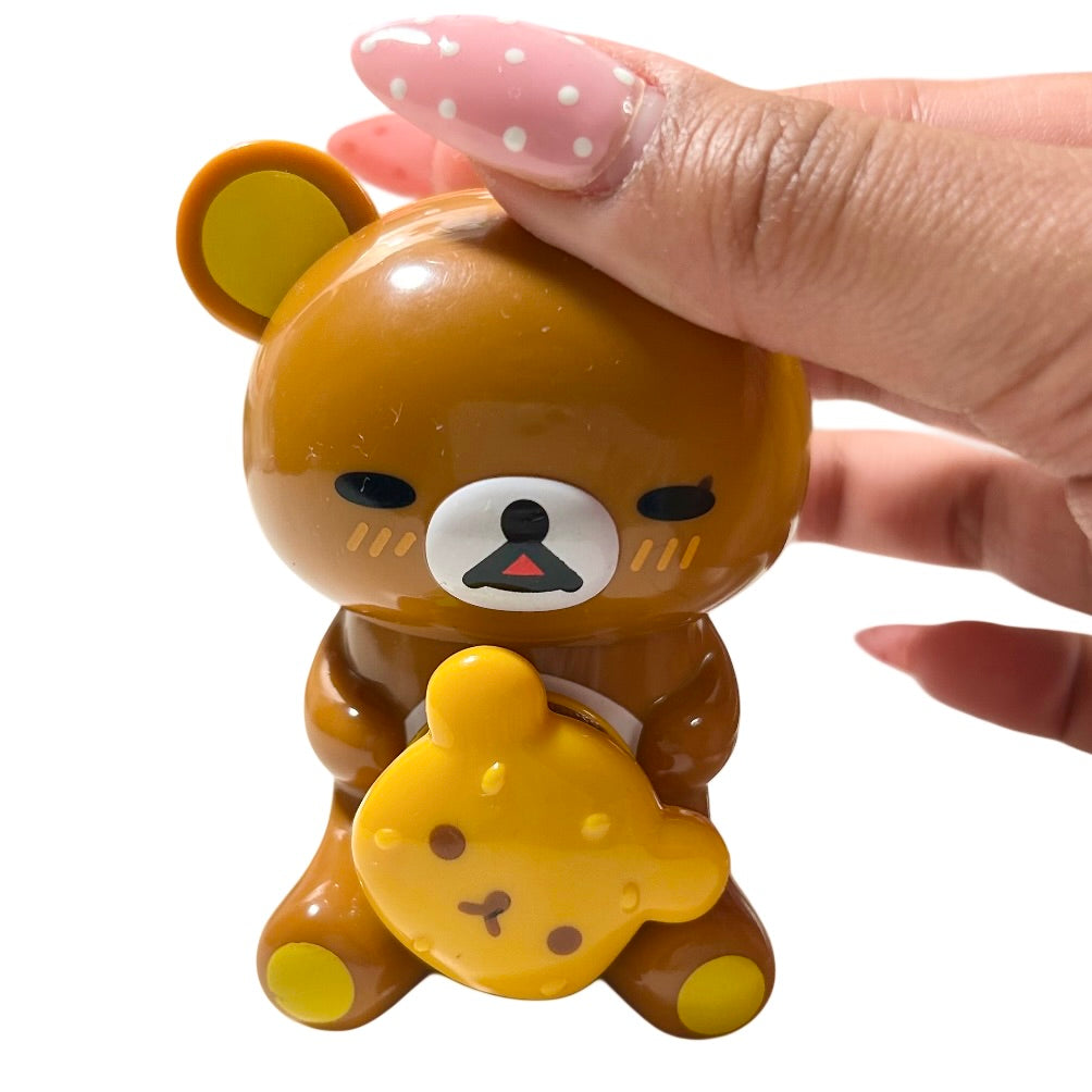 Japan Rilakkuma Mcdonald's Happy Meal Burger Clock Fidget Toy
