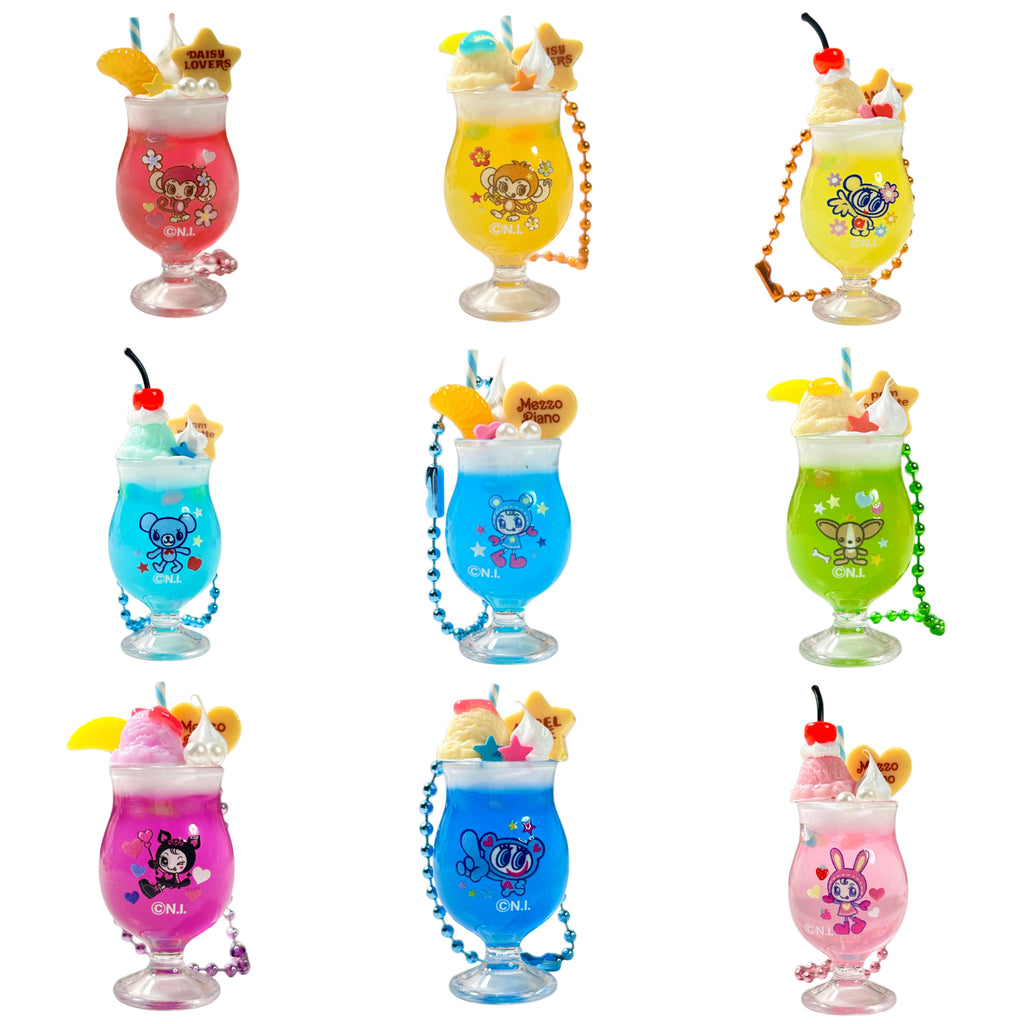 Mezzo Piano Melon Cream Soda Gashapon Keychain