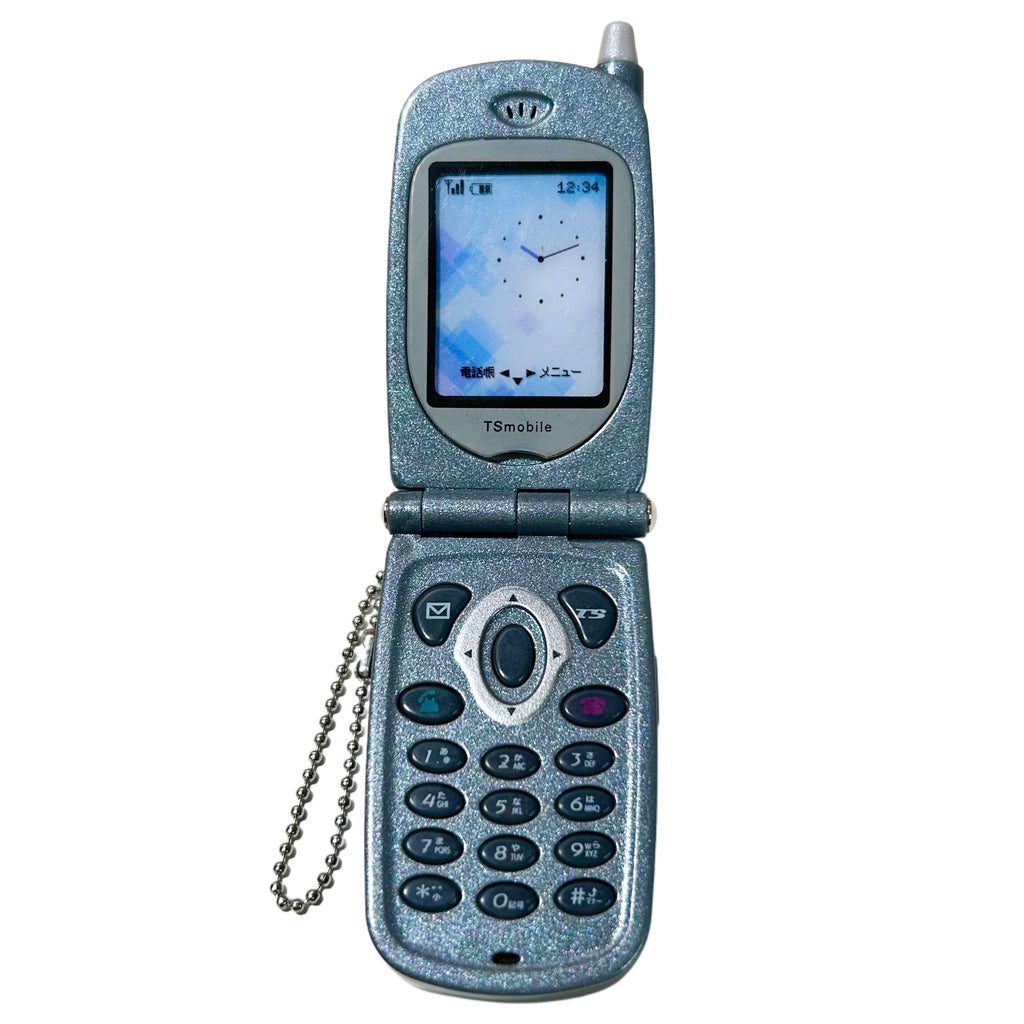 Audio Recording Flip Phone Gashapon Keychain