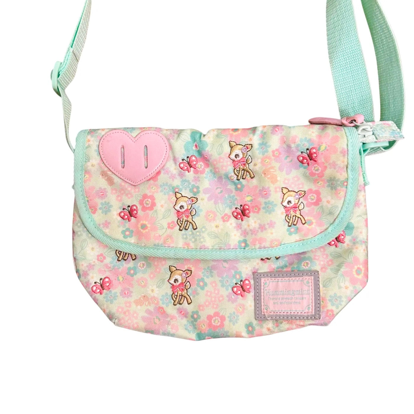 HummingMint Embroidered Sanrio Shoulder Bag