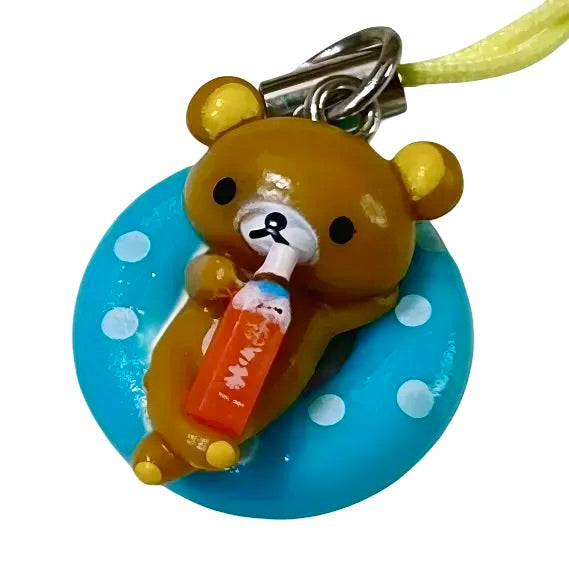 Rilakkuma Beach Day Phone Strap