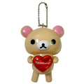 Korilakkuma Heart Ragdoll Keychain