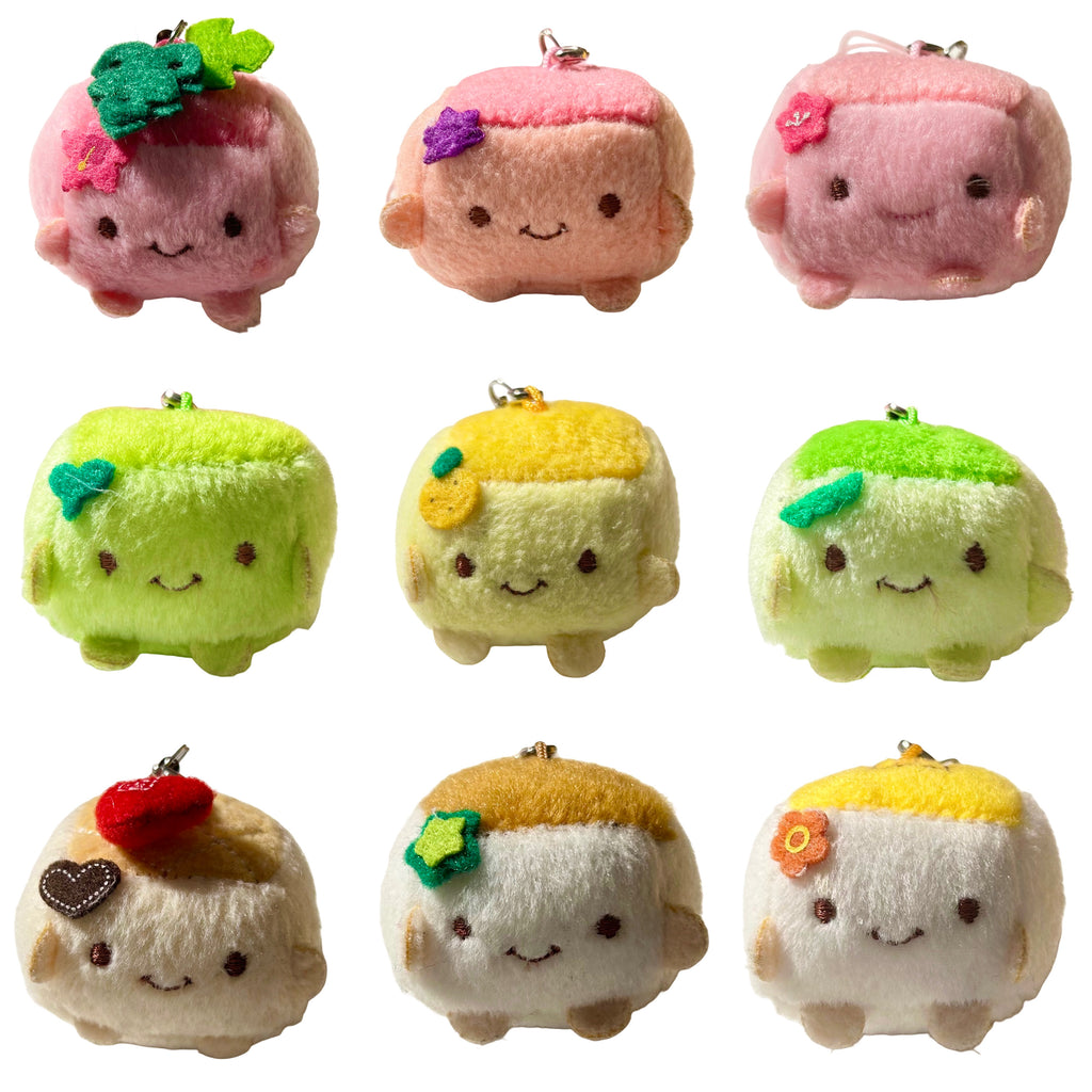 Hanari Tofu RARE Miniature Plush Straps