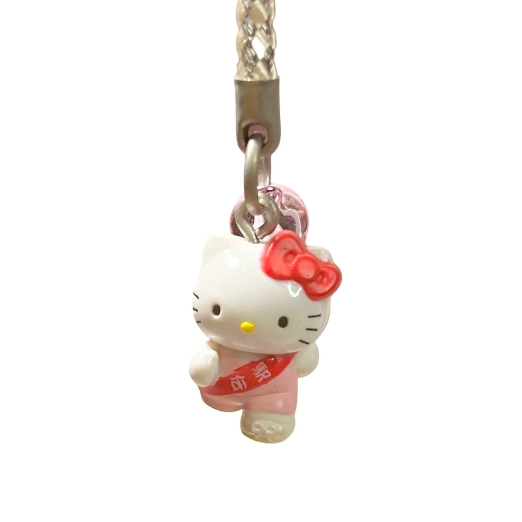 RARE Pink 1976 Hello Kitty Gotochi Phone Strap Charms