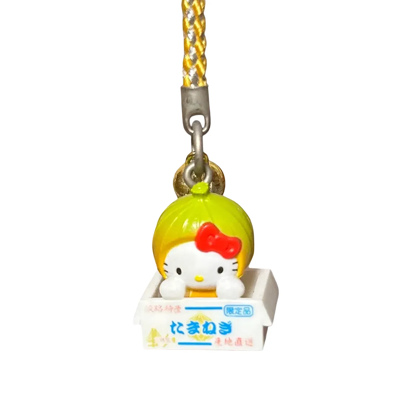 RARE Green 1976 Hello Kitty Gotochi Phone Strap Charms