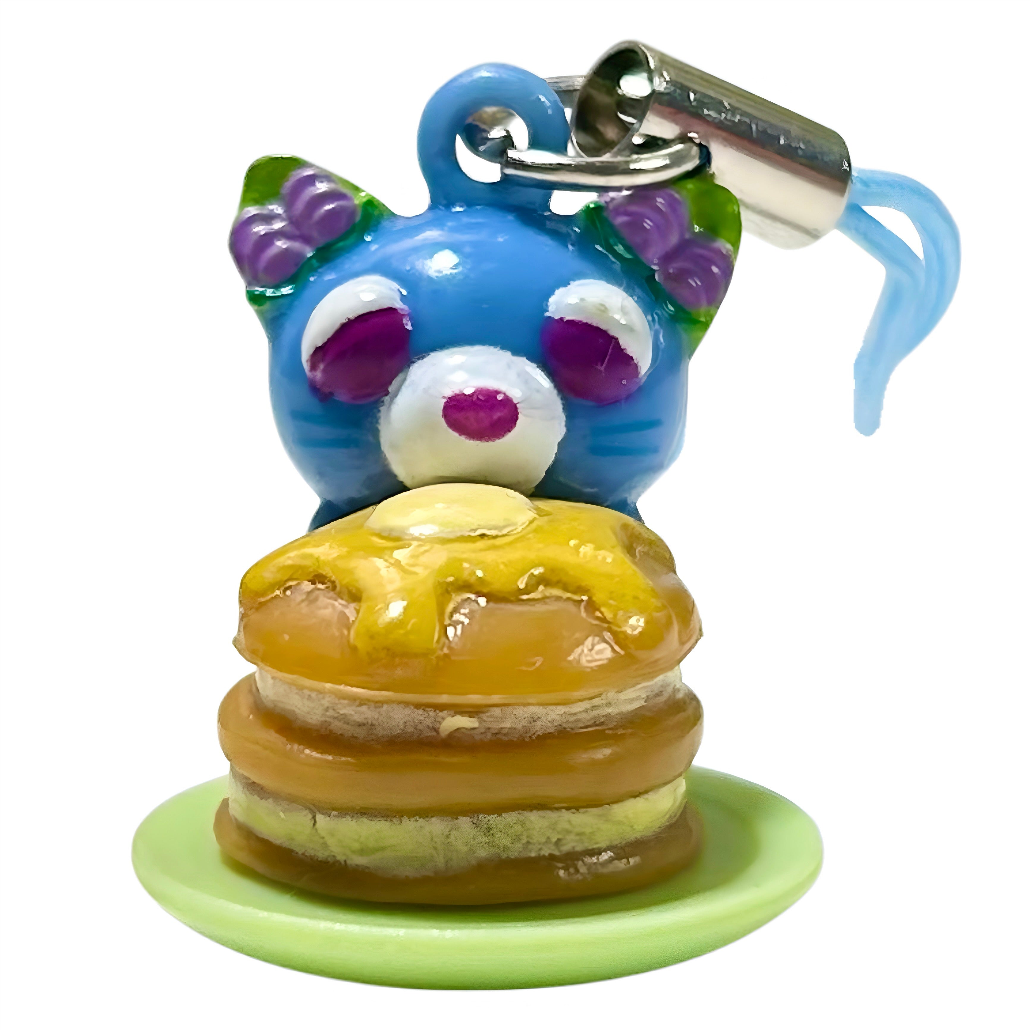 Ocha-Neko ItoEn Ran Pancake Platter Phone Strap