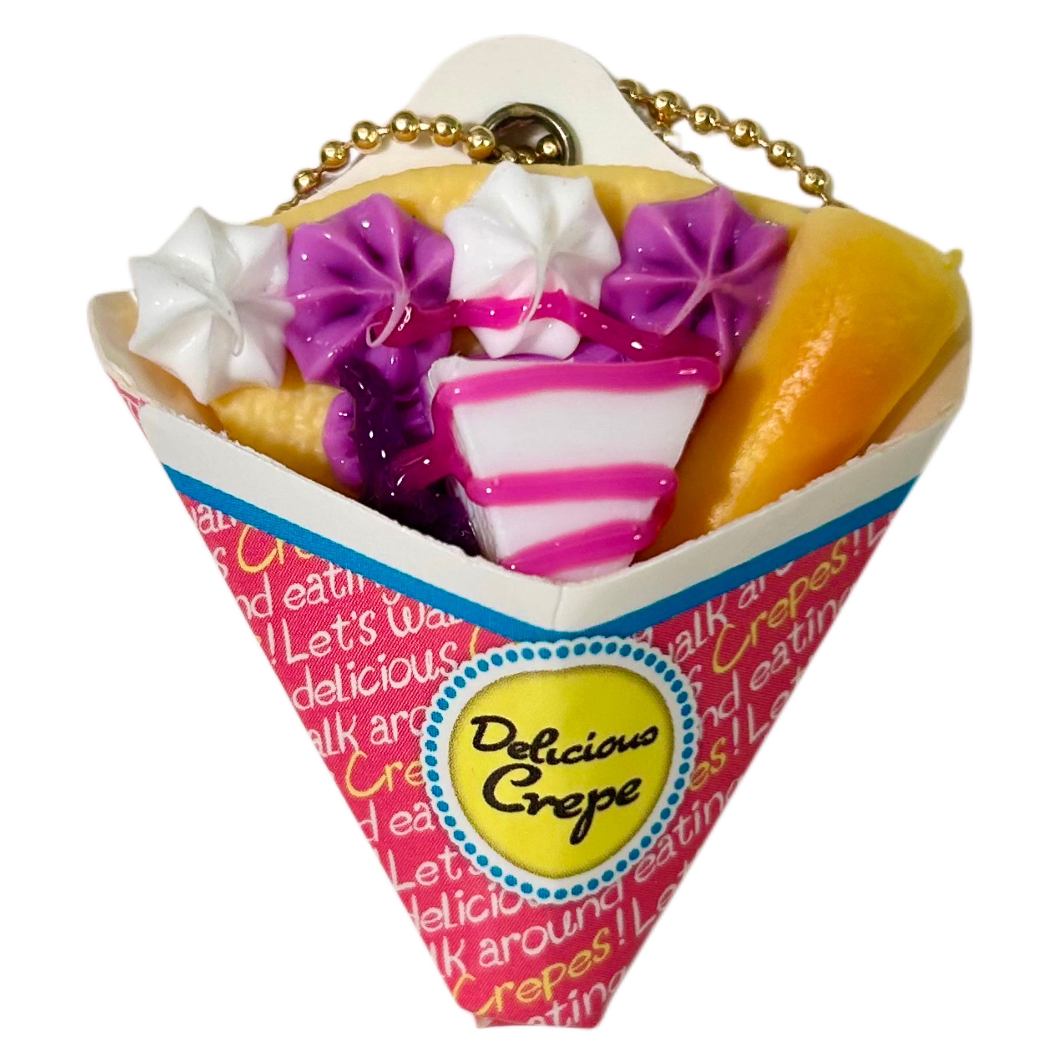 Delicious Crepe Mascot Gashapon Keychain