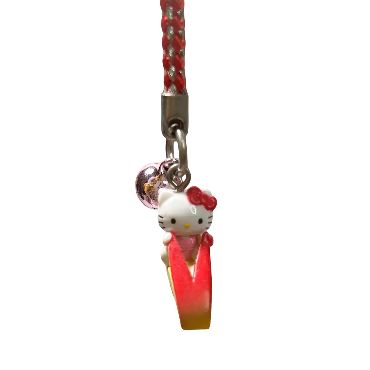 RARE Red 1976 Hello Kitty Gotochi Phone Strap Charms
