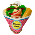 Delicious Crepe Mascot Gashapon Keychain