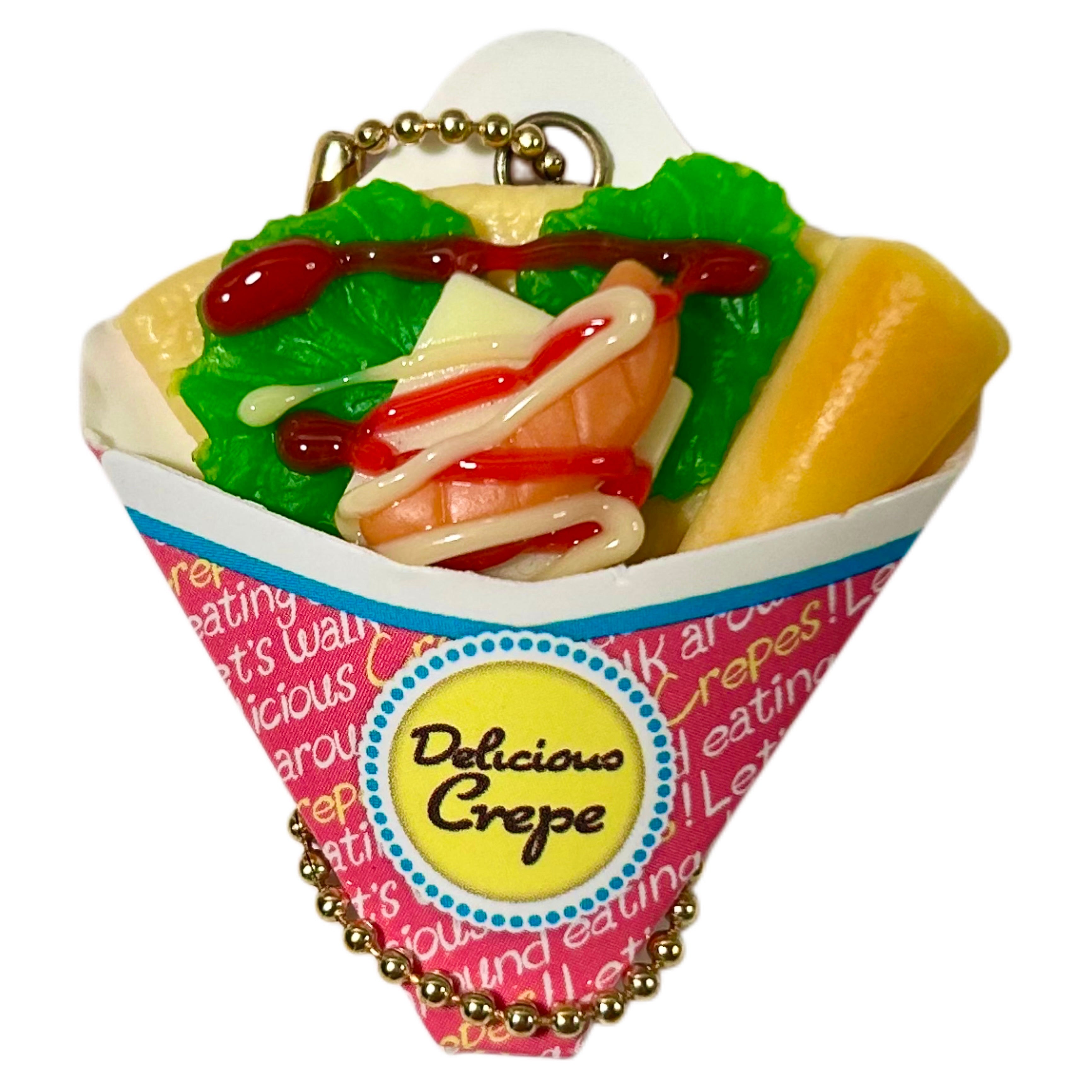 Delicious Crepe Mascot Gashapon Keychain